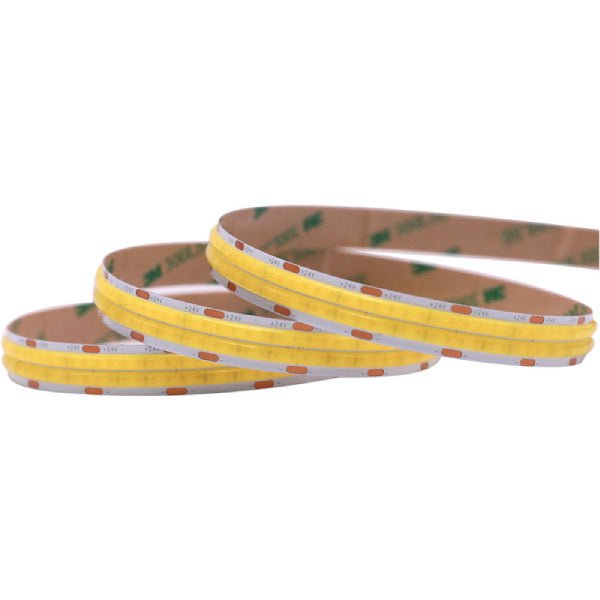 Double COB LED strip with emergency lighting applications with performance ratings