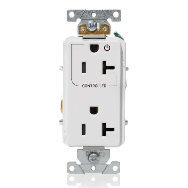Half Controlled Receptacle - Leviton