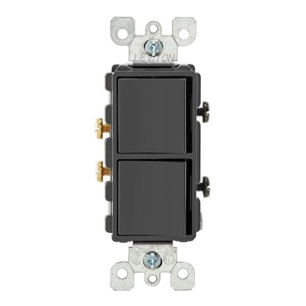 Toggle Switch or Wall Plate in Black