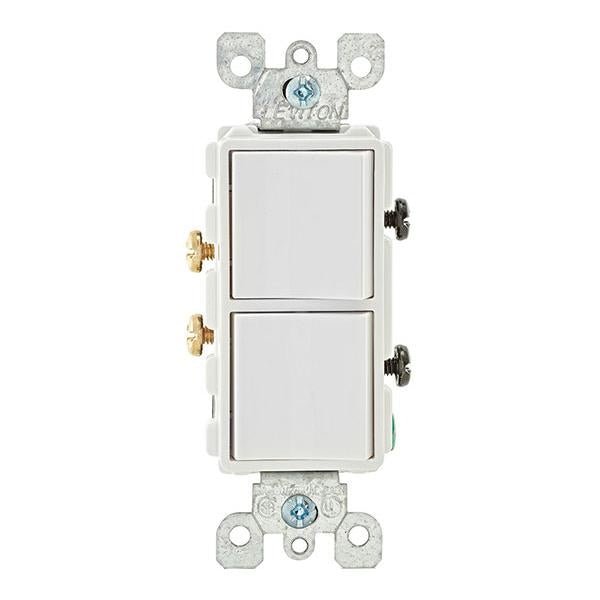 Toggle Switch or Wall Plate in White