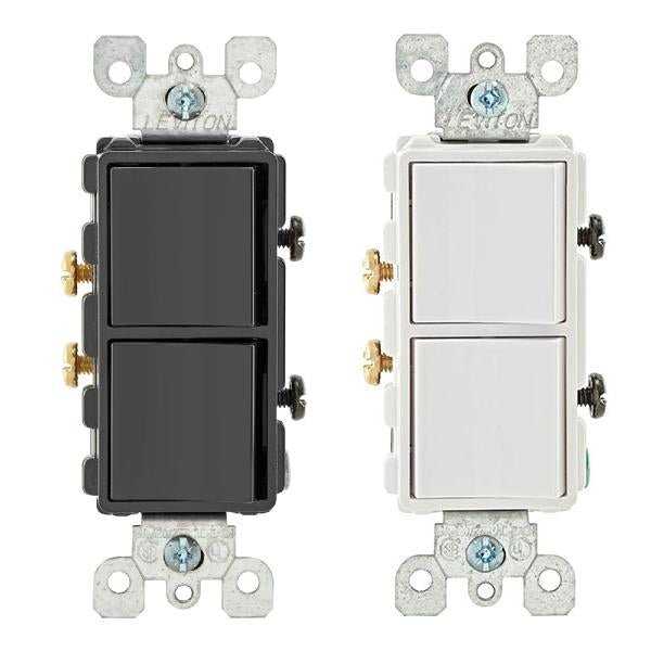 Toggle Switch or Wall Plate in White