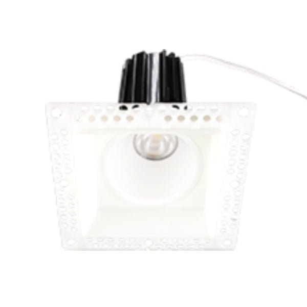 2 inch square canless trimless mud-in recessed light for versatile ceiling applications