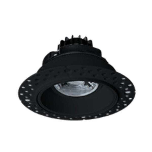 3 inch black mud-in recessed light providing sleek installation and strong performance