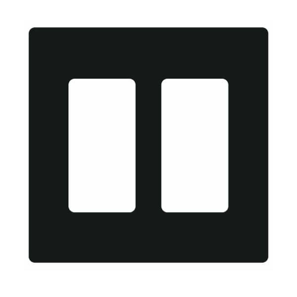 2 Gang Claro Wall Plate - Lutron