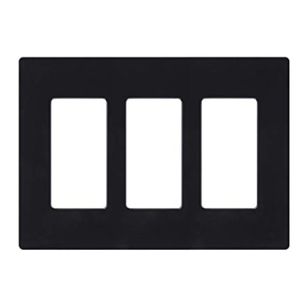 3 Gang Claro Wall Plate - Lutron