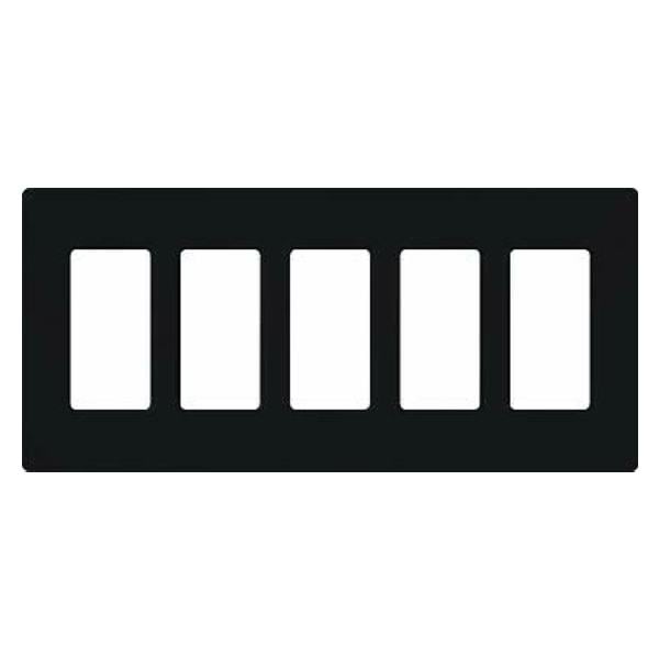 5 Gang Claro Wall Plate - Lutron