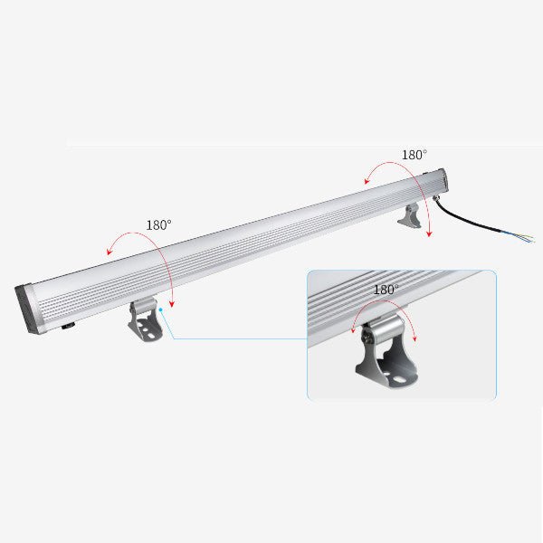 24-inch RGB/CCT wall washer providing versatile lighting applications for both indoor and outdoor use
