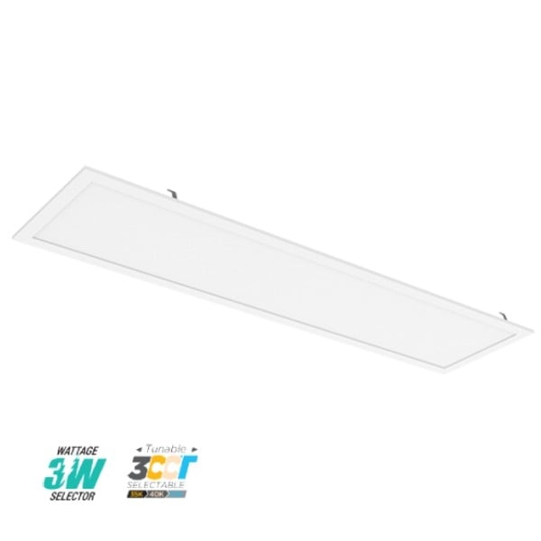 1 x 4 Tri-Color 20W/25W/30W Back-lit Panel Light - Portor Lighting