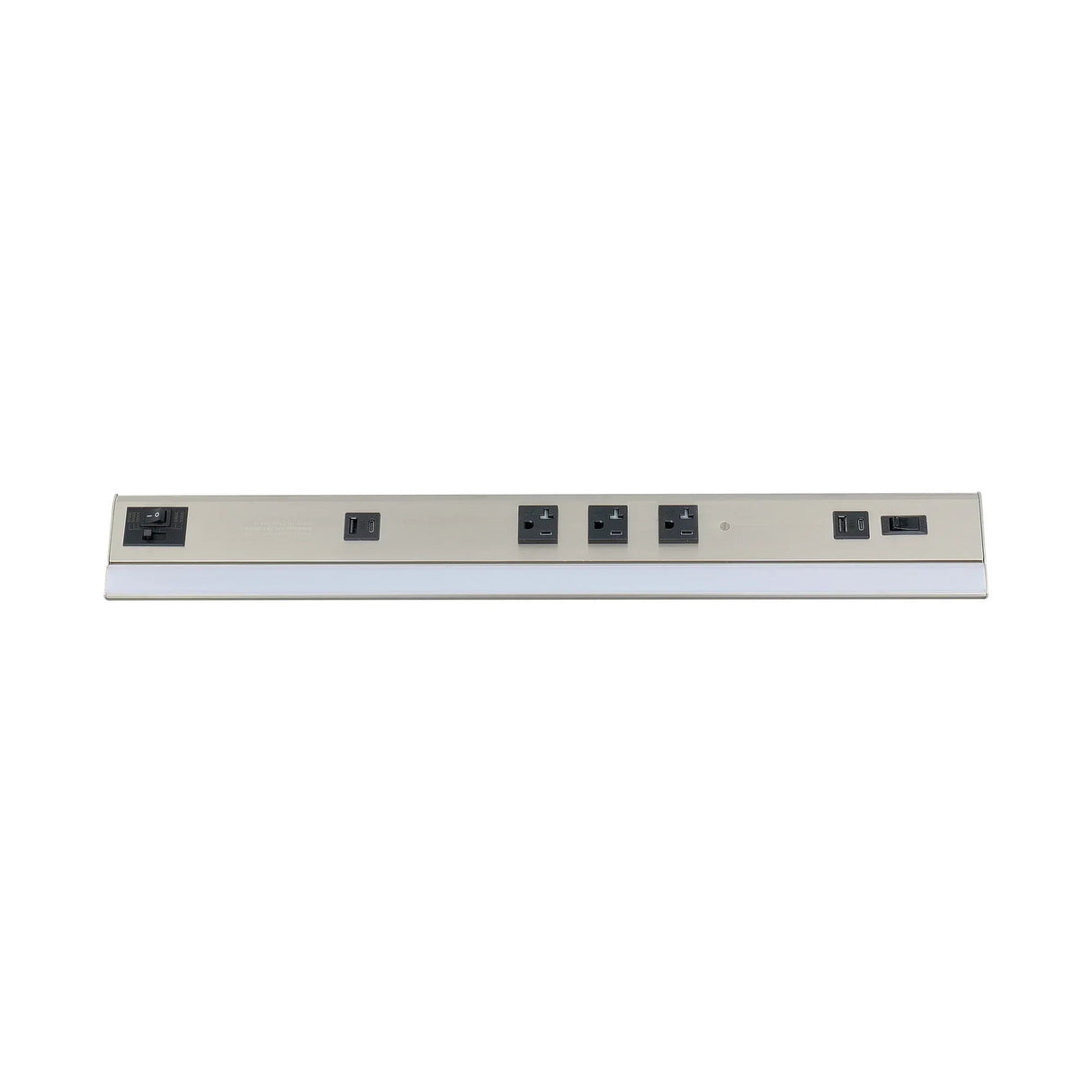 Undercabinet Power Strip, Light 24" - Westgate Mfg