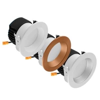 4" 12W Round Custom Versatrim LED Retrofit - Rayon Lighting