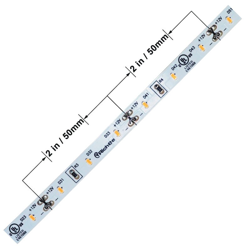 12V 6394 LED strip for emergency lighting systems