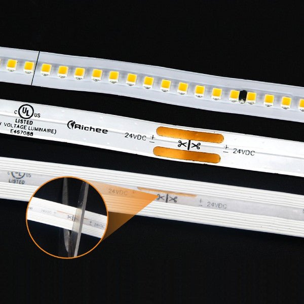 Outdoor spotless long run 2W 6464 LED strip with emergency lighting for outdoors