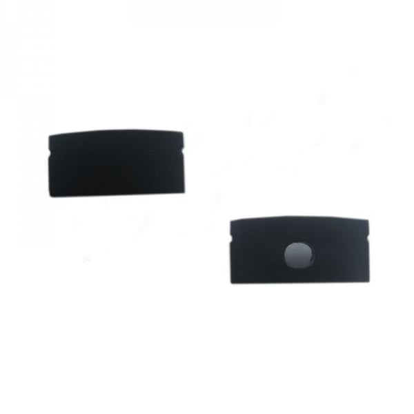 11/16" Black Slim Aluminum Channel - Richee Lighting