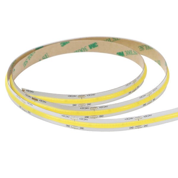 Cool COB LED strip for emergency applications with cooling specs