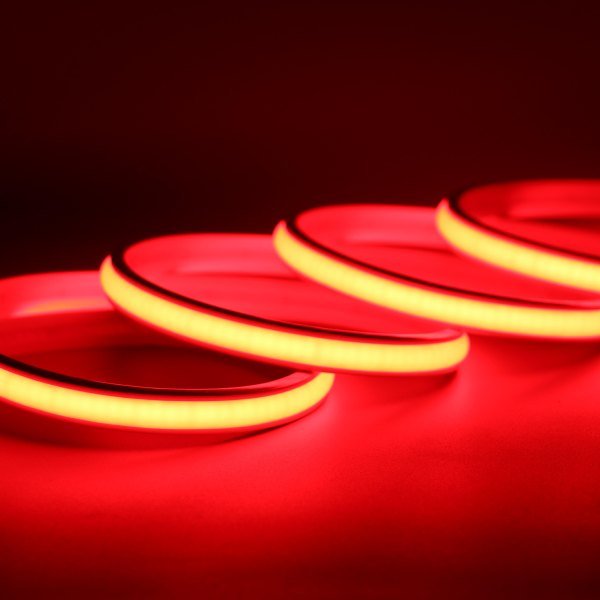Outdoor red COB neon LED strip for emergency signage with outdoor specifications