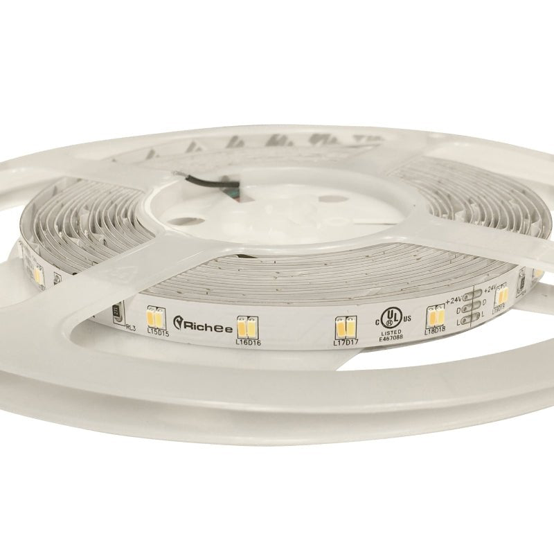 Cool white and warm white LED strip for emergency lighting
