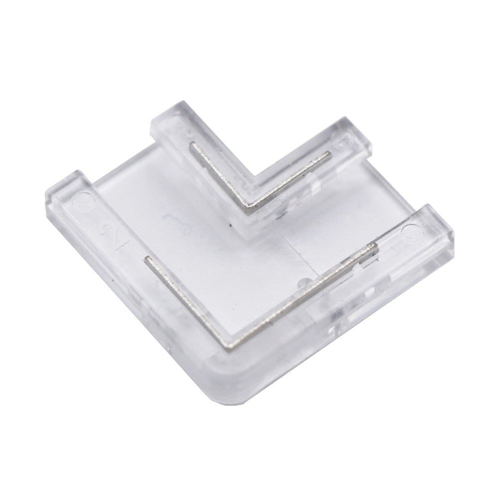 8mm Solderless L Strip Connector for LED Lights - Richee Lighting