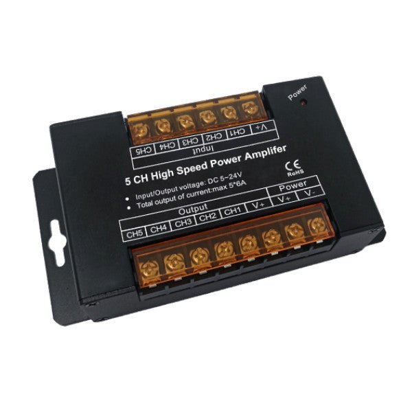 Rgbcct 30A Booster Color Changing Tuning White Led Amplifier 5Ch 6A - lighting white product