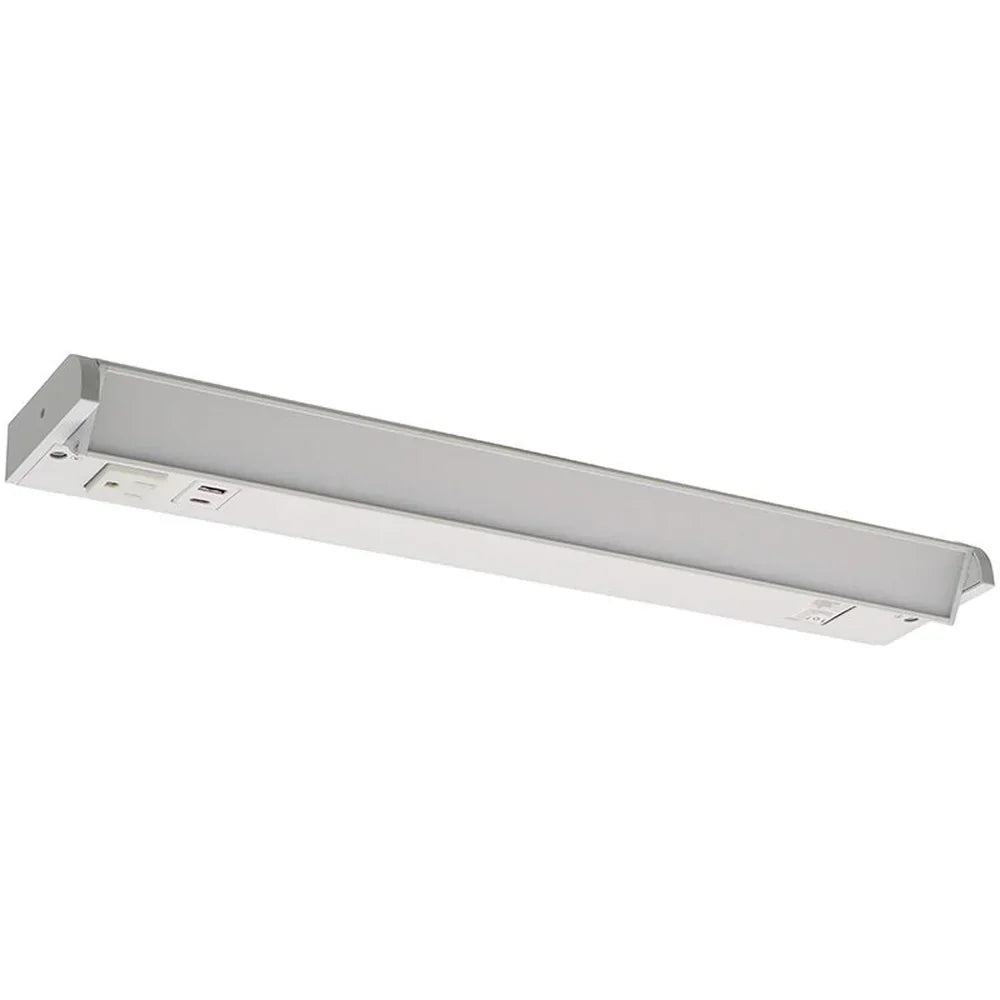 18" 8W 110V Under Cabinet 5CCT w/ USB & Receptacle - Westgate Mfg