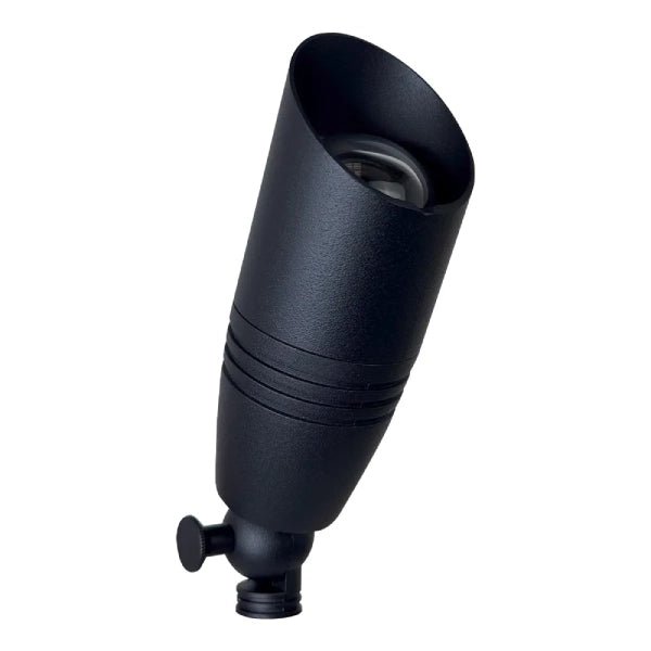 Up light DL05 black landscape fixture providing decorative outdoor illumination