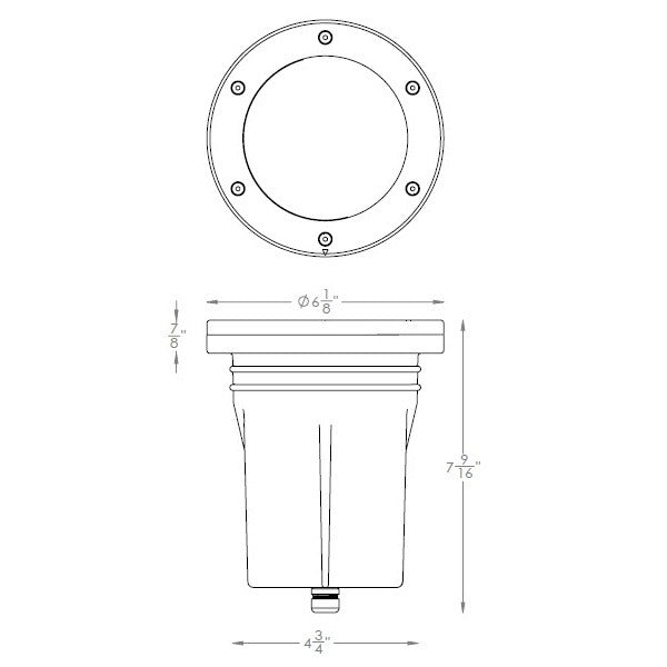4W-24W Drive Over Brass Well Light - WAC Lighting