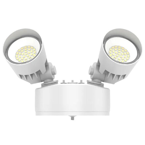 WST Commercial Security Light 2-Head Design Tri-Color/CTC for outdoor driveway and walkway illumination