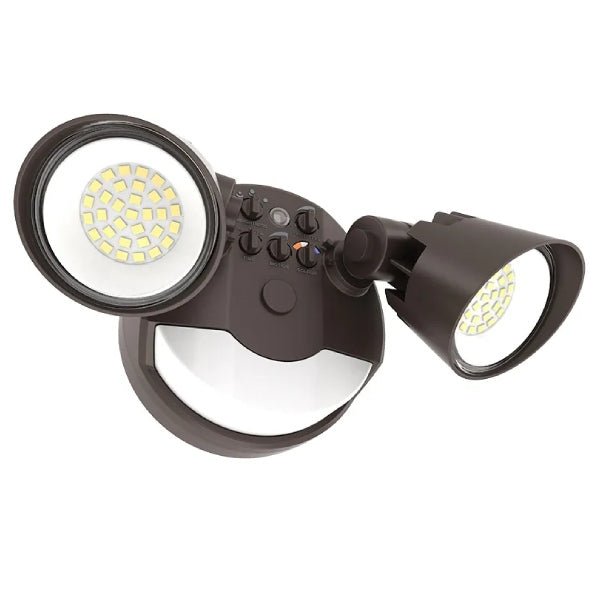 WST Commercial Security Light 2-Head Design Motion Sensor for outdoor driveway and walkway illumination