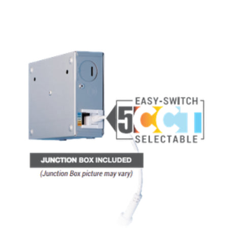 1 inch switchable box with j-box included for flexible LED installation options