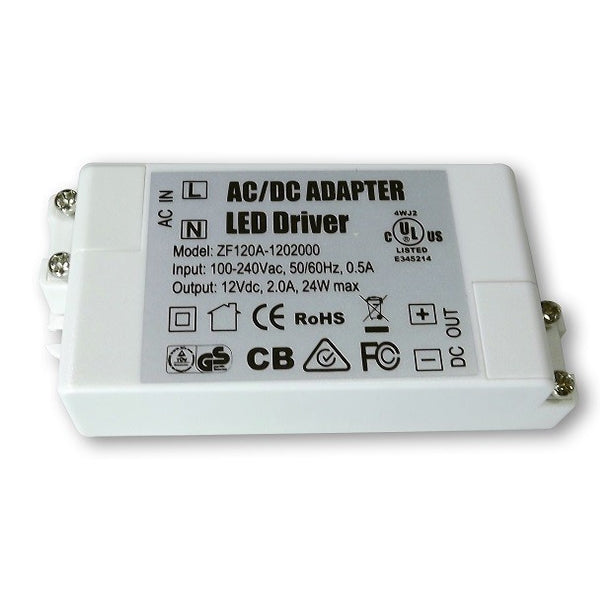 24W 12V/24V UL LED Power Supply - Richee Lighting