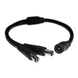 dc female to male splitter socket