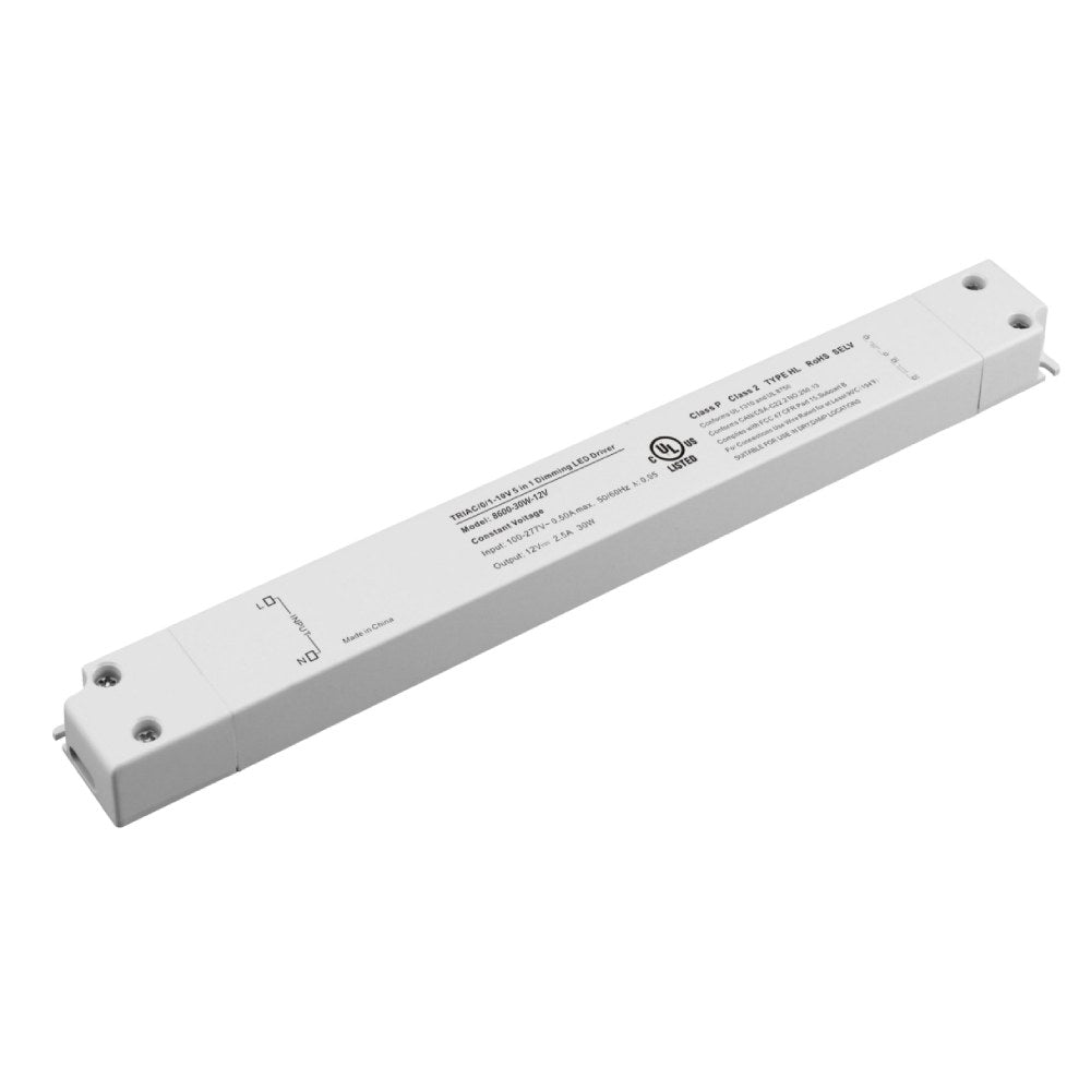 30W 5 in 1 (0-10V) Slim Dimmable Transformer - Richee Lighting