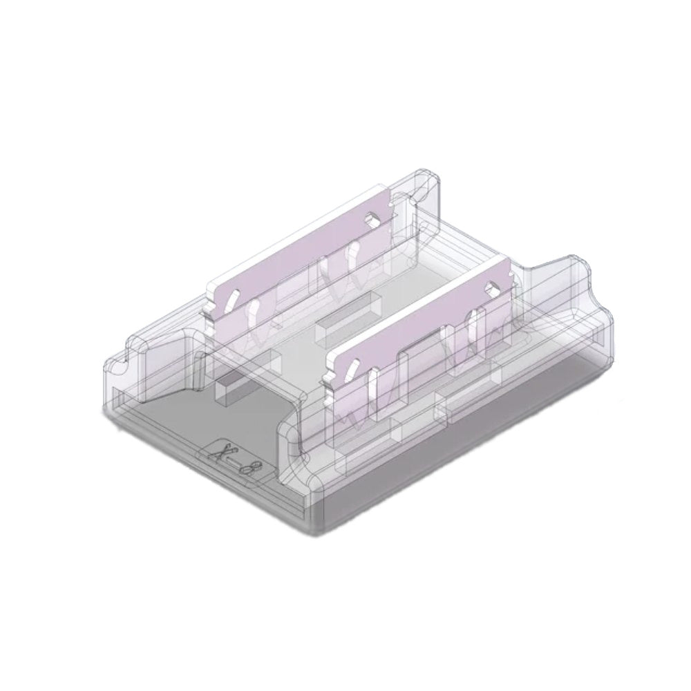 8mm Mini Solderless Strip Connector Transparent PC Material - Richee Lighting