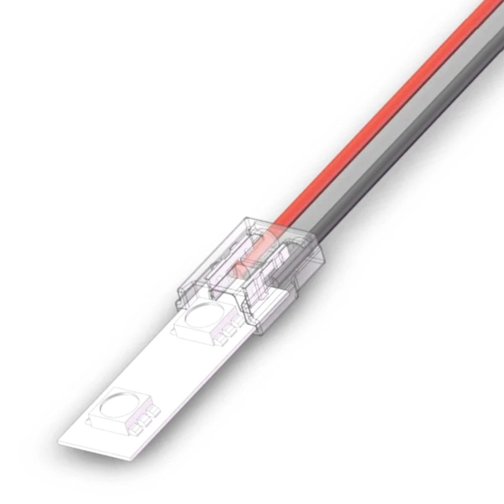 8mm Mini Solderless Strip Power Connector for LED Strips - Richee Lighting