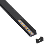 1/2" Slim Mini Black Lens Aluminum Channel - Richee Lighting