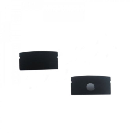 11/16" Low Profile Black Lens Aluminum Channel - Richee Lighting