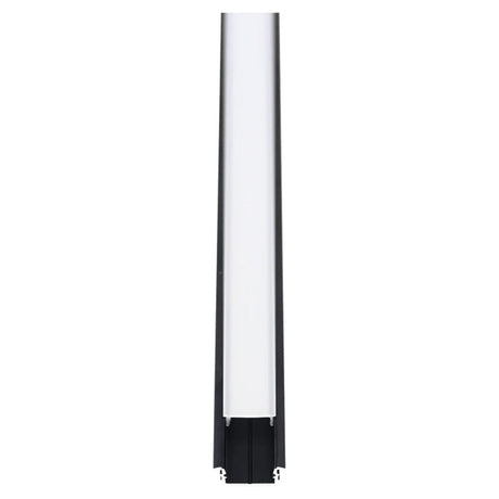 11/16" Recessed Black Aluminum Channel - Abba Lighting USA