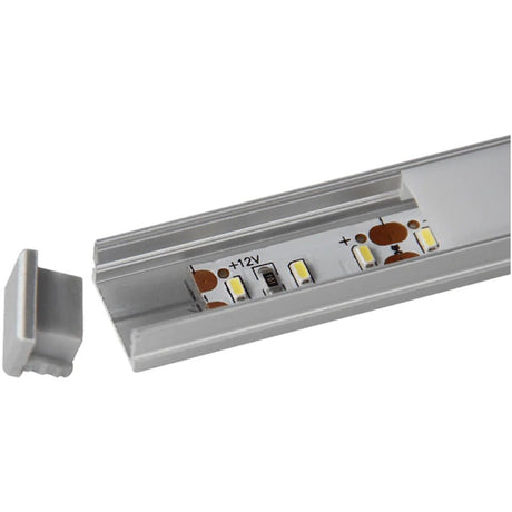 9/16" Slim Surface Mount Aluminum Channel - Abba Lighting USA