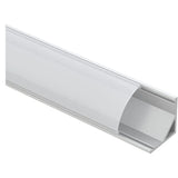 5/8" Milky Corner Aluminum Channel - Abba Lighting USA