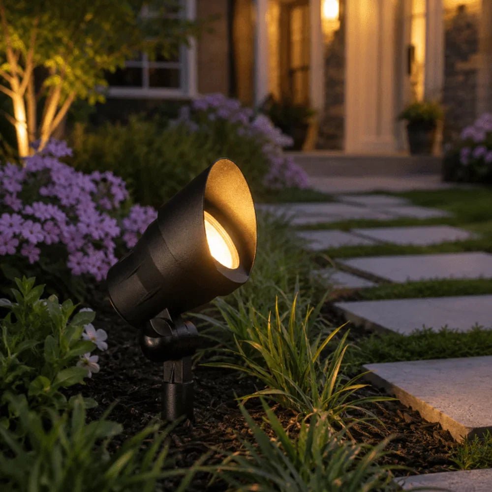Heavy Duty Aluminum Spot Light 5W 3000K Outdoor - Abba Lighting USA