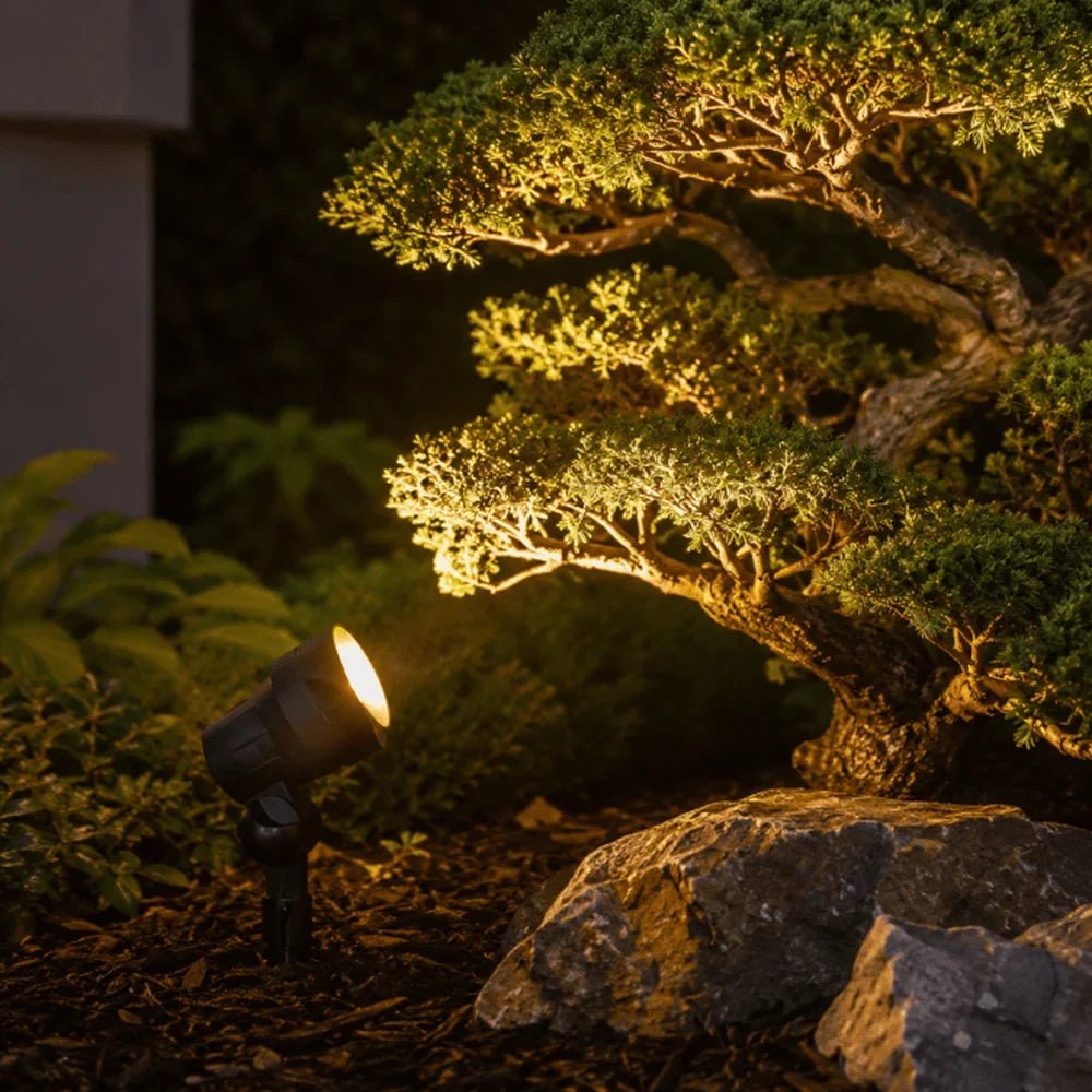 Heavy Duty Aluminum Spot Light 5W 3000K Outdoor - Abba Lighting USA