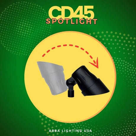 Heavy Duty Aluminum Spot Light 5W 3000K Outdoor - Abba Lighting USA