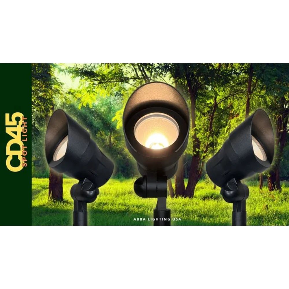 Heavy Duty Aluminum Spot Light 5W 3000K Outdoor - Abba Lighting USA