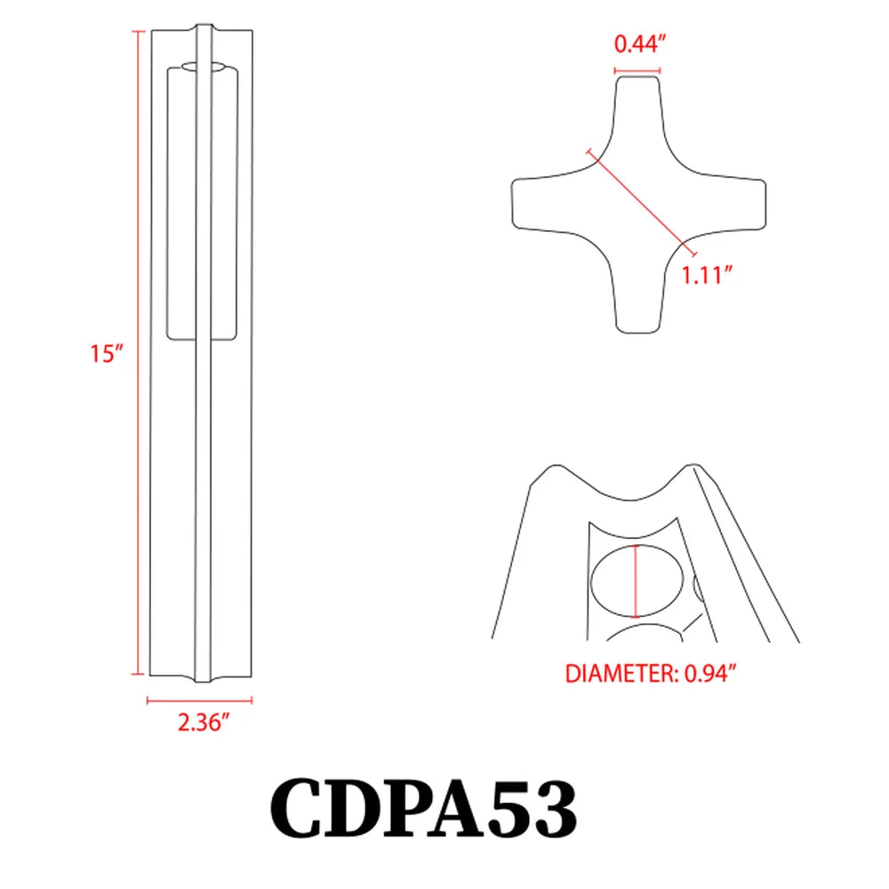 3W Integrated LED Pillar Aluminum Path Light - Abba Lighting USA