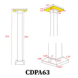12W Integrated LED Square Aluminum Path Light - Abba Lighting USA
