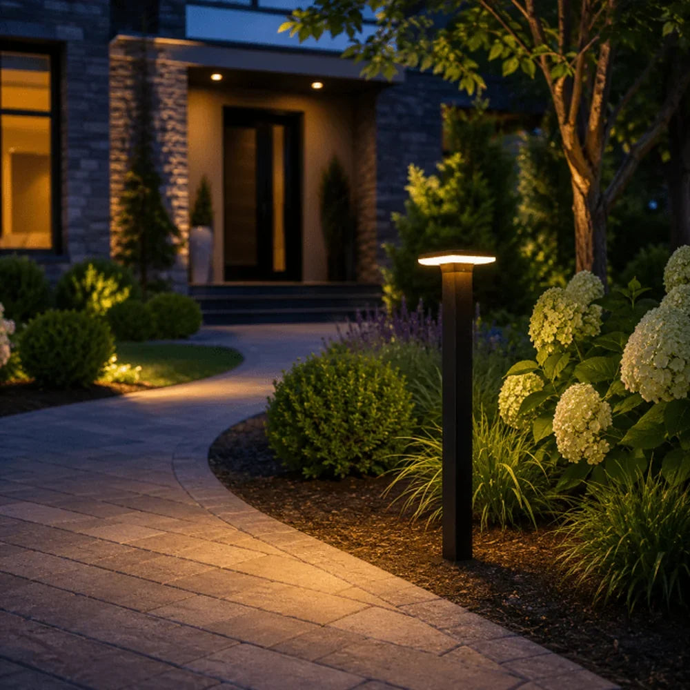 12W Integrated LED Square Aluminum Path Light - Abba Lighting USA