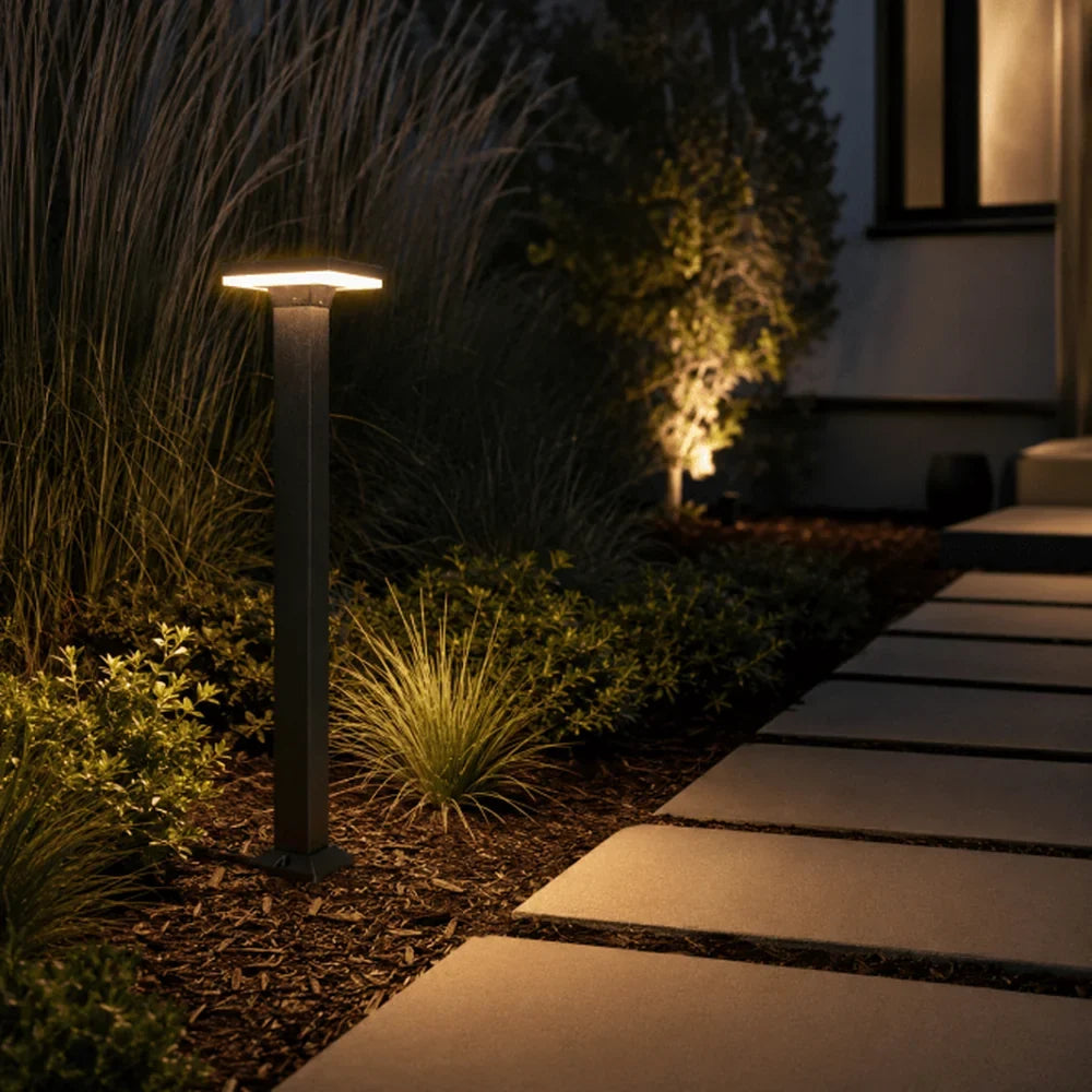 12W Integrated LED Square Aluminum Path Light - Abba Lighting USA