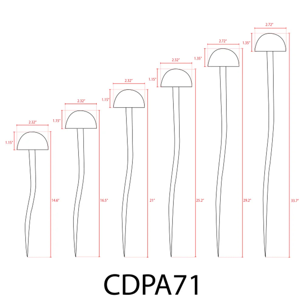 18W Mushroom Path Light - Abba Lighting USA