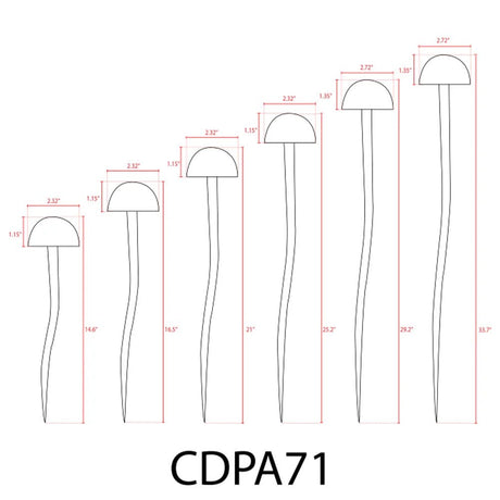 18W Mushroom Path Light - Abba Lighting USA