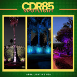 RGB Heavy Duty Aluminum Spot Light 9 Watt Outdoor - Abba Lighting USA