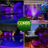 RGB Heavy Duty Aluminum Spot Light 9 Watt Outdoor - Abba Lighting USA
